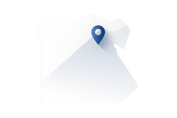 Map illustration showing HORIZON DESK location in Egypt